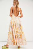 Lovefery Watch The Stars Cotton Tiered Tassel Maxi Dress