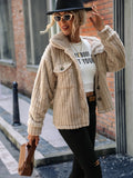 Lovefery VELVET CHEVRON PUFFER JACKET