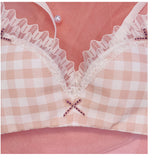 Lovefery Plaid Nymphet Lingerie Set