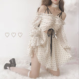 Lovefery Poppy Heart Chiffon Mini Dress