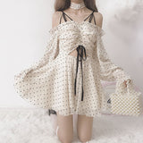 Lovefery Poppy Heart Chiffon Mini Dress