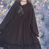 Lovefery Quinn Darkwish Long Sleeve Dress