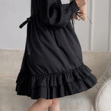 Lovefery Quinn Darkwish Long Sleeve Dress