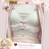 Lovefery Rose Princess Girly & Romantic Delicate Lace 2-Piece Soft Girl Nymphet Lingerie Set