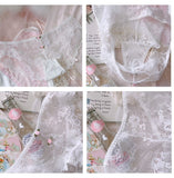 Lovefery Rose Princess Girly & Romantic Delicate Lace 2-Piece Soft Girl Nymphet Lingerie Set