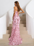 Lovefery Juliett Strapless Sequin Gown Dress