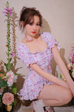 Lovefery Watercolored Flower Skirted Kawaii Swimsuit