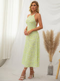 lovefery Inez Halter Floral Summer Dress