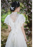 Lovefery Summer Sanctuary White Lace Gunne Sax Dress