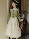 Lovefery Renaissance Velvet Tulle Princesscore Dress