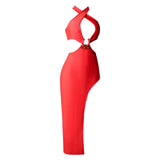 lovefery Zoey Bandage Cut Out Halter Dress