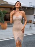 Lovefery Shani Bandage Rhinestone Dress