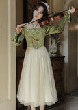 Lovefery Renaissance Velvet Tulle Princesscore Dress