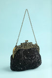 Lovefery Victorian Embroidered Handbag Purse