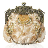 Lovefery Victorian Embroidered Handbag Purse