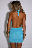 lovefery Ember Backless Halter Knit Dress