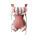 Lovefery Pink Starfish Kawaii Dolly Swimsuit