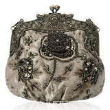 Lovefery Victorian Embroidered Handbag Purse