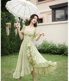 Lovefery Peridot Green Fairy Dress