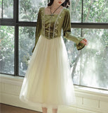 Lovefery Renaissance Velvet Tulle Princesscore Dress