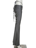 Lovefery Riley Ruched Flare V-waistline Pants