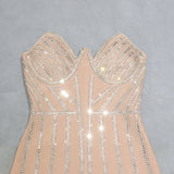 Lovefery Shani Bandage Rhinestone Dress