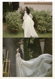 Lovefery Secret Love Ceremony Romantic Royalcore Long Train Dress