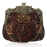 Lovefery Victorian Embroidered Handbag Purse