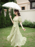 Lovefery Peridot Green Fairy Dress