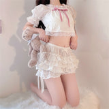 Lovefery Ruffled Coquette Bloomer Kawaii Lolita Shorts