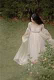 Lovefery Secret Love Ceremony Romantic Royalcore Long Train Dress