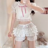 Lovefery Ruffled Coquette Bloomer Kawaii Lolita Shorts