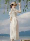 Lovefery Rosa Sea Romantic Vintage-style Fairycore Princess Dress