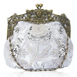 Lovefery Victorian Embroidered Handbag Purse