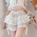 Lovefery Ruffled Coquette Bloomer Kawaii Lolita Shorts