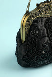 Lovefery Victorian Embroidered Handbag Purse