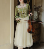 Lovefery Renaissance Velvet Tulle Princesscore Dress