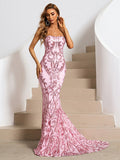 Lovefery Juliett Strapless Sequin Gown Dress