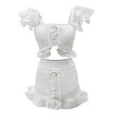 Lovefery Skylark 2-Piece Ruffle Lolita Swimsuit