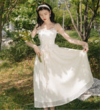 Lovefery Summer Picnic Lace Princess Dress