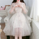 Lovefery Swan Glittershine Star Sequin Embellished Tulle Fairy Dress