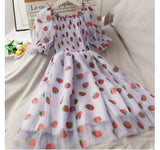 Lovefery Sweet Strawberry Embellished Fairy Dress