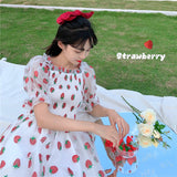 Lovefery Sweet Strawberry Embellished Fairy Dress