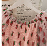 Lovefery Sweet Strawberry Embellished Fairy Dress