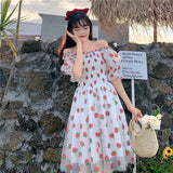 Lovefery Sweet Strawberry Embellished Fairy Dress