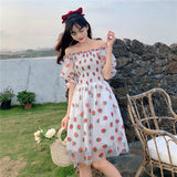 Lovefery Sweet Strawberry Embellished Fairy Dress