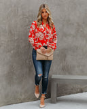 Tata Floral Tie Blouse