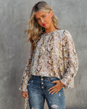 The Golden Days Printed Blouse