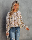 The Golden Days Printed Blouse