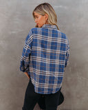 Tomas Cotton Plaid Button Down Top